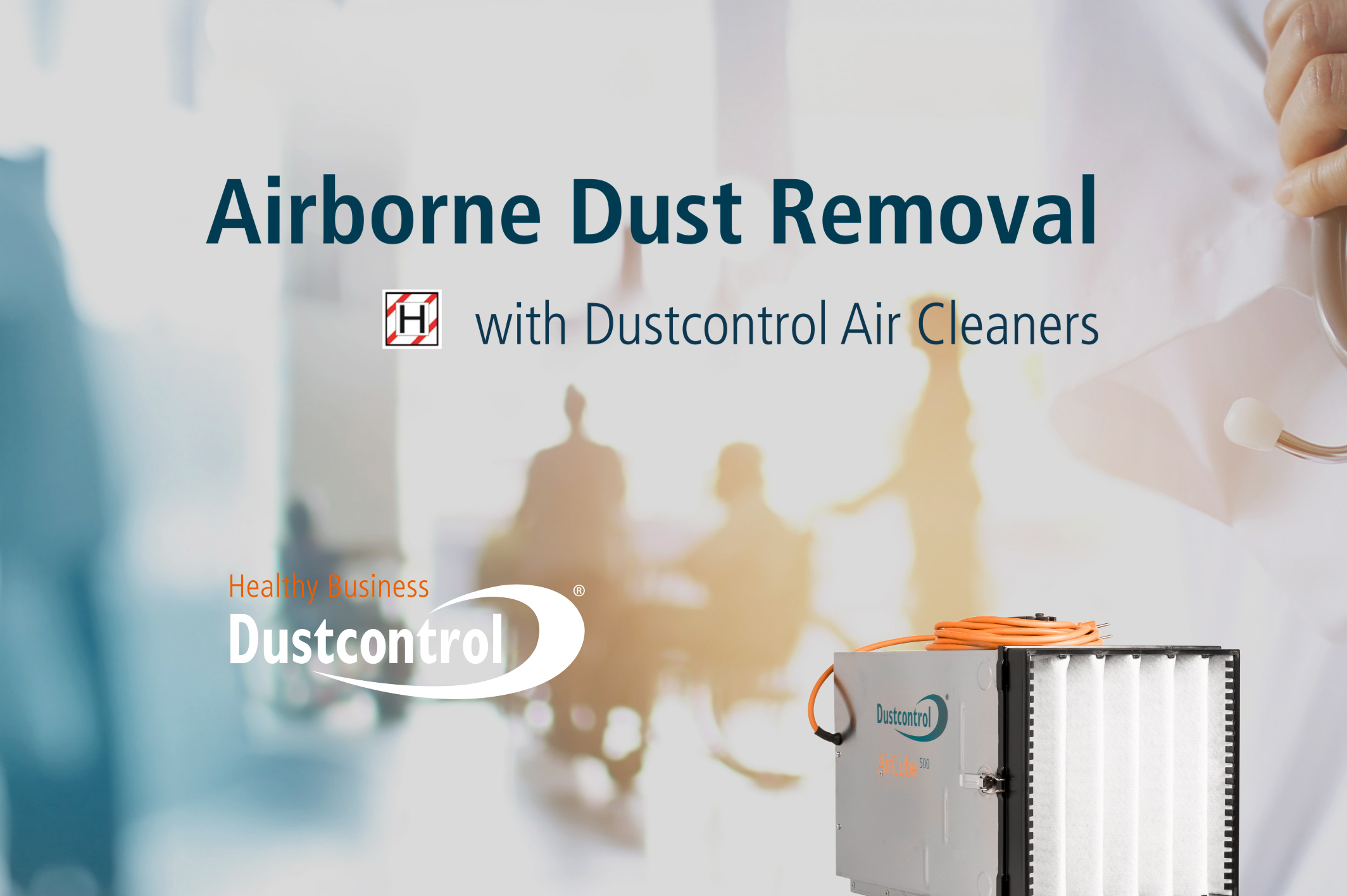 How industrial air cleaners used in construction can help limit the spread of airborne coronavirus particles in healthcare environments