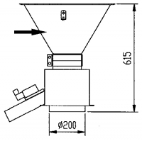 Reduction Cone, 400/160 mm