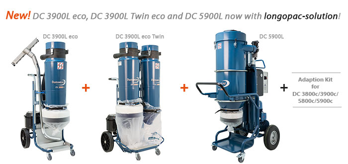 Longopac-solution now for Dutscontrol's dust extractors