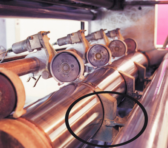 Suction casings on a central vacuum system