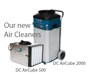 Dustcontrol's Air Cleaners, DC AirCube 2000 & 500