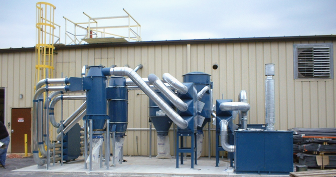 Central vacuum system from Dustcontrol