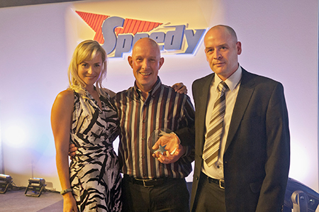 Dustcontrol UK won award at Speedy Hire Show 2012
