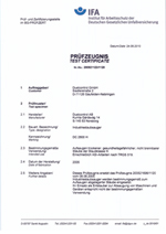 Certificate Asbestos