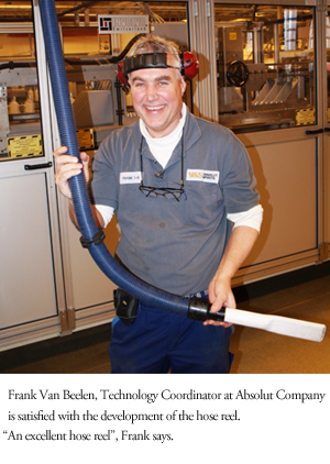 Absolut Company uses Dustcontrol's hosereel